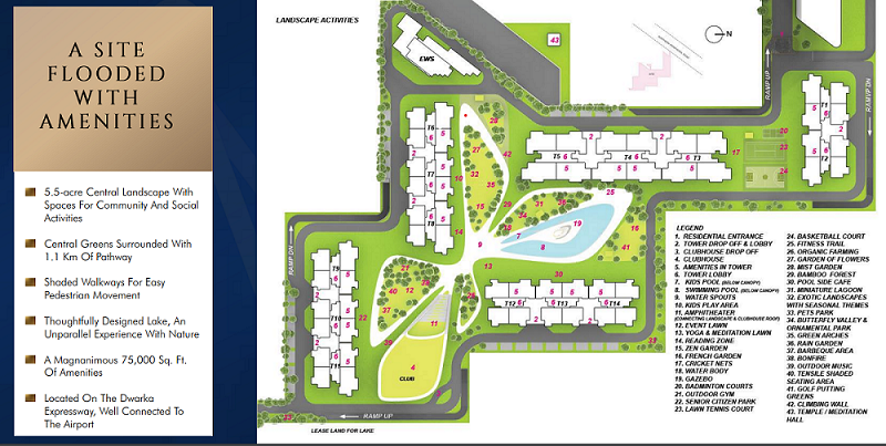 M3M Crown Sector 111 Site Plan